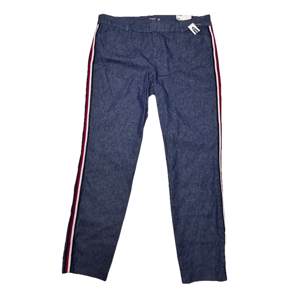 NWT Old Navy High Rise Pixie Skinny Ankle Pants Size 10 Navy Blue